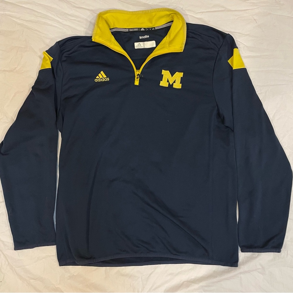 University of Michigan adidas quarter-zip